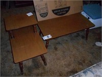 (3) Pc. Coffee Table & Matching End Tables