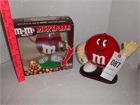 (2) M & M Candy Dispensers / 1 New In Box!