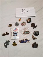 MILITARY ABRAHAM LINCOLN & OTHER PINS