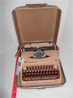 Tower Manual Typewriter In Matching Suitcase