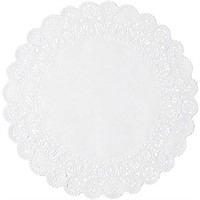 6 in White French Lace Doilies 1000 ct.