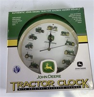 John deere tractor clock
