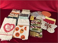 Variety Of Kitchen Towels, Pot Holders & Trivets