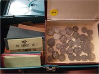 Coins, Metal Box, Coin Rolls
