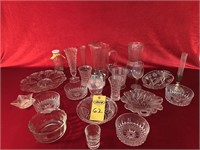 Large Assortment Of Glassware