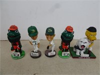 Lot of Bobble Heads Bullfrogs, Snappers, Rattlers