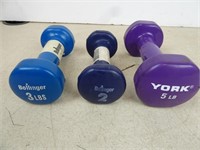 Lot of Assorted Hand Weights