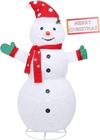 Outdoor Snowman Decorations Lighted, 4FT