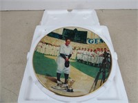 Lou Gehrig Baseball Collectors Plate