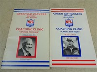 Pair of Green Bay Packers Vintage Coaching Clinic