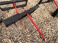 Skid Steer Kivel Single Prong Bale Spear Attach