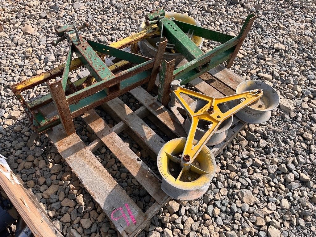 QTY 1 Pallet LRG Pipe Benders/QTY 2 Pipe Holders
