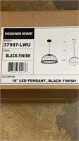 Designer Home 18" LED Pendant Light