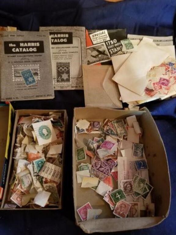 Vintage and antique stamp assortment