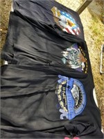 6 sturgis rally shirts from various years men's