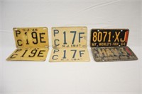 NEW YORK & NEW JERSEY ANTIQUE LICENSE PLATES: