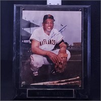 Willie Mays Autographed 8X10 with COA