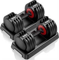 Adjustable Dumbbell 55LB 5 In 1 Single Dumbbell