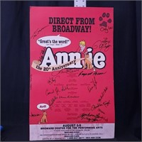 Broadway Play Annie 20th Anniversary Autographed