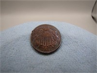 (No Date) 2 Cent Coin