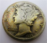 1927-S Mercury Silver Dime
