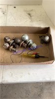 Ball hitches, electrical tester, steering ball