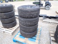 Qty Of Bridgestone Dueler 275/55R20 Tires & Rims
