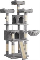 FEANDREA Cat Tree, Large Cat Tower