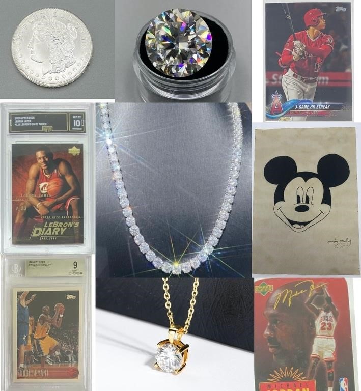 Jewelry, Coins, Sport Cards And Memorabilia