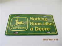 John Deere License plates