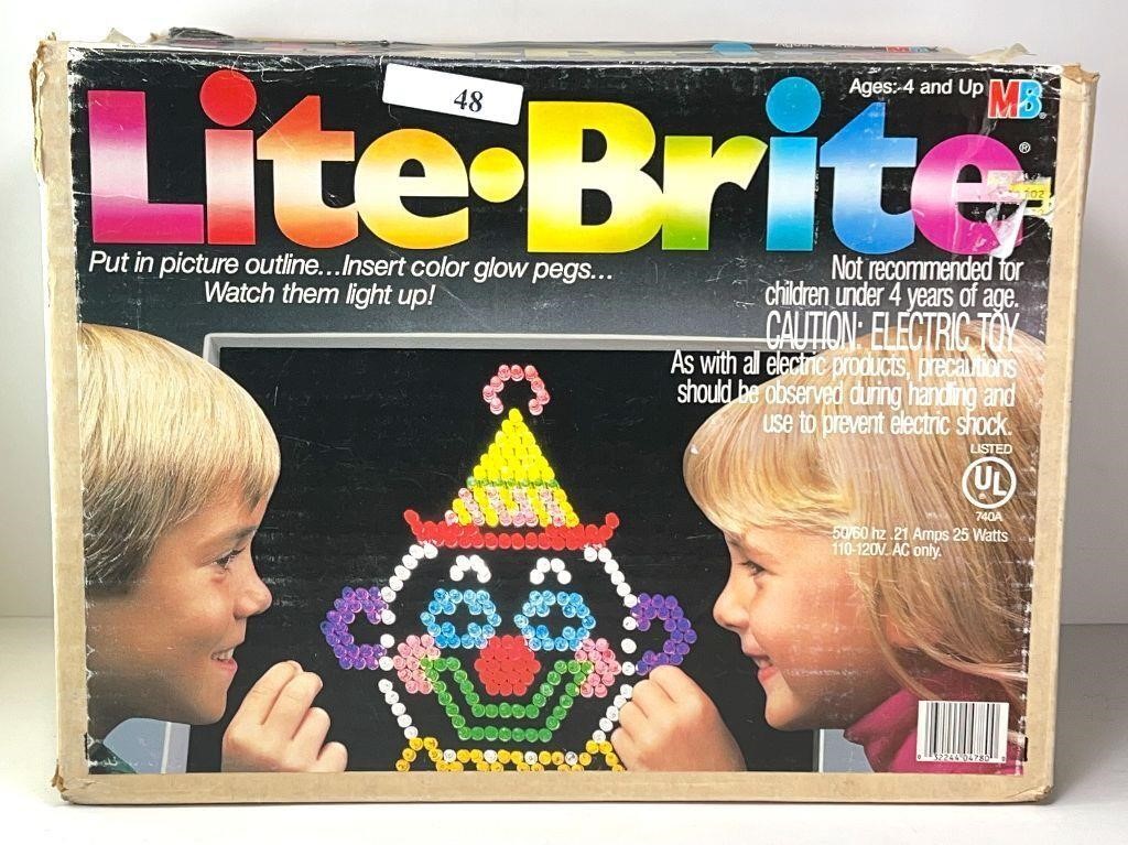 Vintage 1980's Lite-Brite By Hasbro in Box