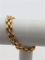 Thick Vintage Gold Tone Bracelet by Napier