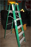 Davidson Fiber 6' Step Ladder, green