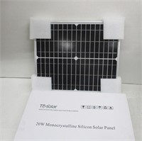 New 20w  Microcrystalline Silicon Solar Panel
