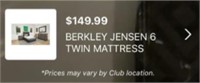 Berkley Jensen Twin 6” Gel Memory Foam Mattress