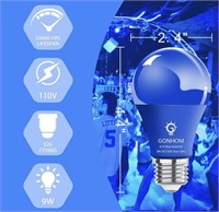 Five - 4 packs Blue Lightbulbs