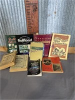 ASSORTED RAILROAD BOOKS--COLLECTOR'S GUIDES,