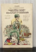 Poster For Job Well Done in Combined Arms School