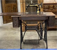 48x17x30" Sewing Machine Table W Signer Machine