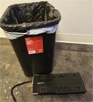 Surge Power Supply & Trash Can