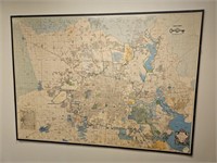 Giant Houston Key Map 77in*56in