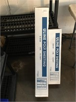 2 NEW $130 Uline Clear Poly Sheeting
