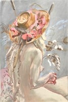 M.S., Nude Woman with Hat