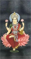Lakshmi Linen Painting