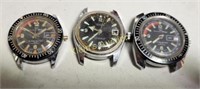 divers watches lot of 3 5ATM parts or repair?