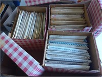 Five boxes of old patterns