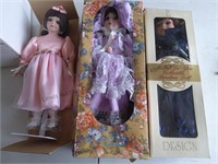 Three dolls as new