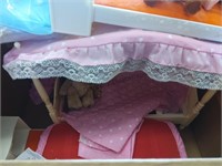 Toy baby beds and more