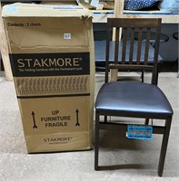 Stakmore 2pk Folding Chairs, New