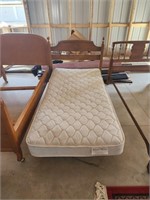 Twin bed frame with headboard